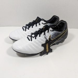 Nike Tiempo Legend 7 Elite FG White Soccer Cleats